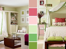 Кольори в інтерєрі приміщення чи кімнати - схема.