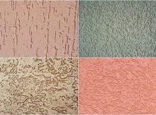 Фарбування декоративної штукатурки