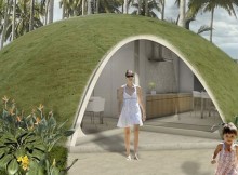 Будівництво купольних будинків із надувного бетону