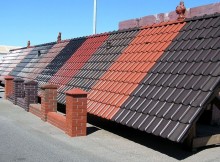 Керамічна черепиця для покрівлі даху.